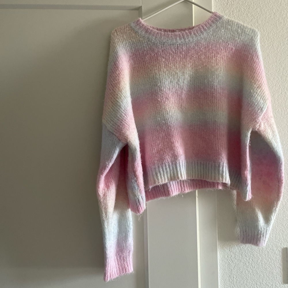 Pastel Striped Women's Sweater